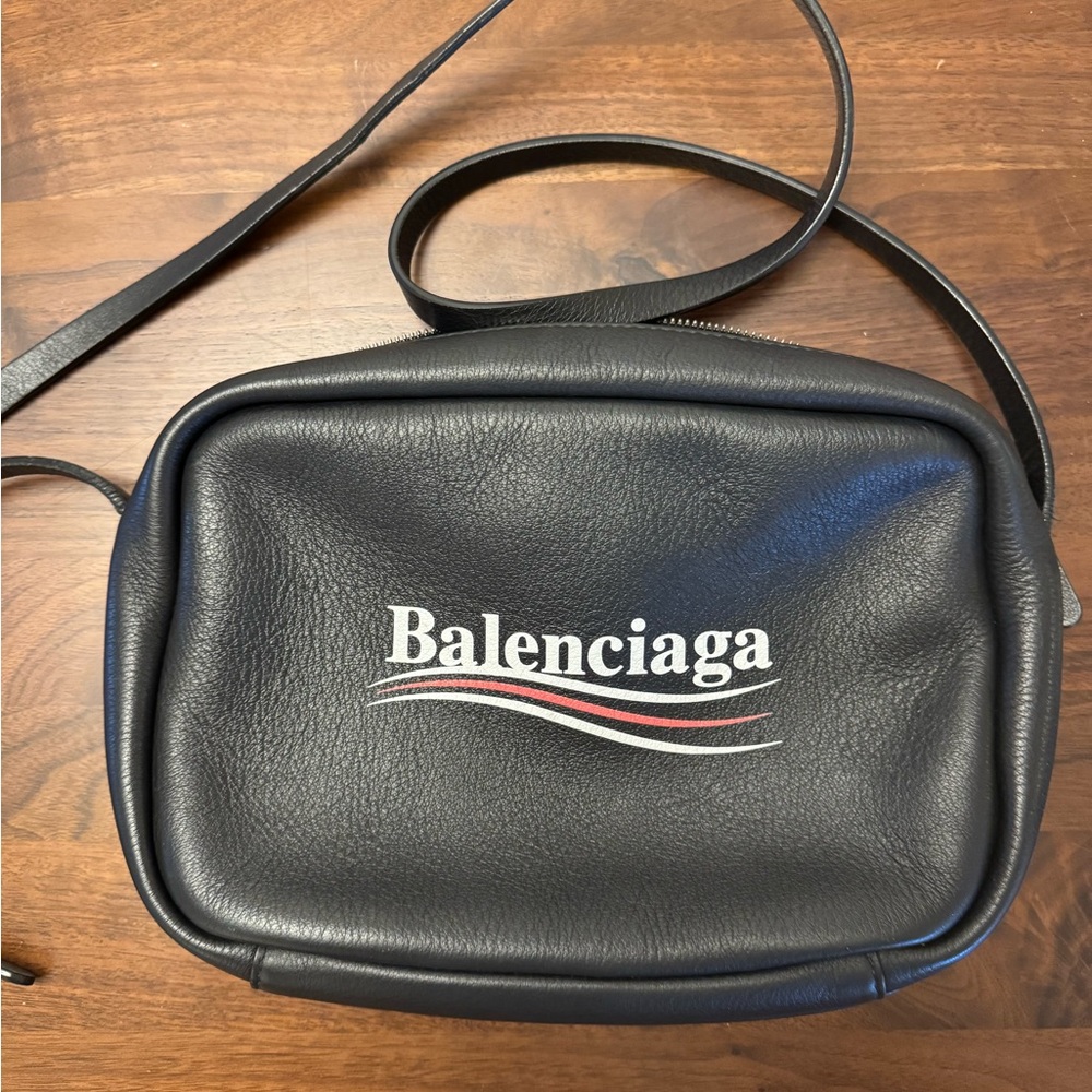 Balenciaga Everyday Leather Crossbody Bag